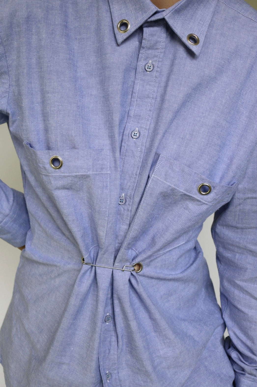 Blouse Le Ly - reworked vintage blouse - S up to L