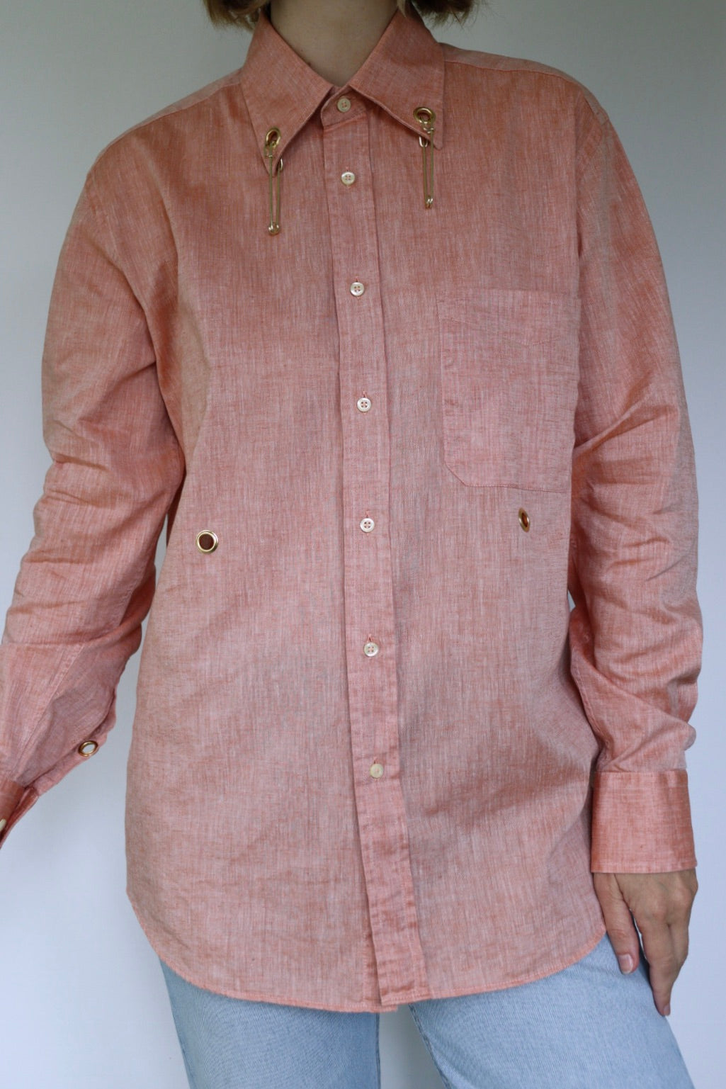 Blouse Le Ly - reworked vintage blouse - S up to L