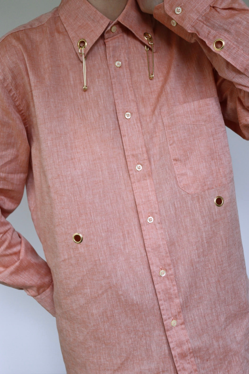 Blouse Le Ly - reworked vintage blouse - S up to L