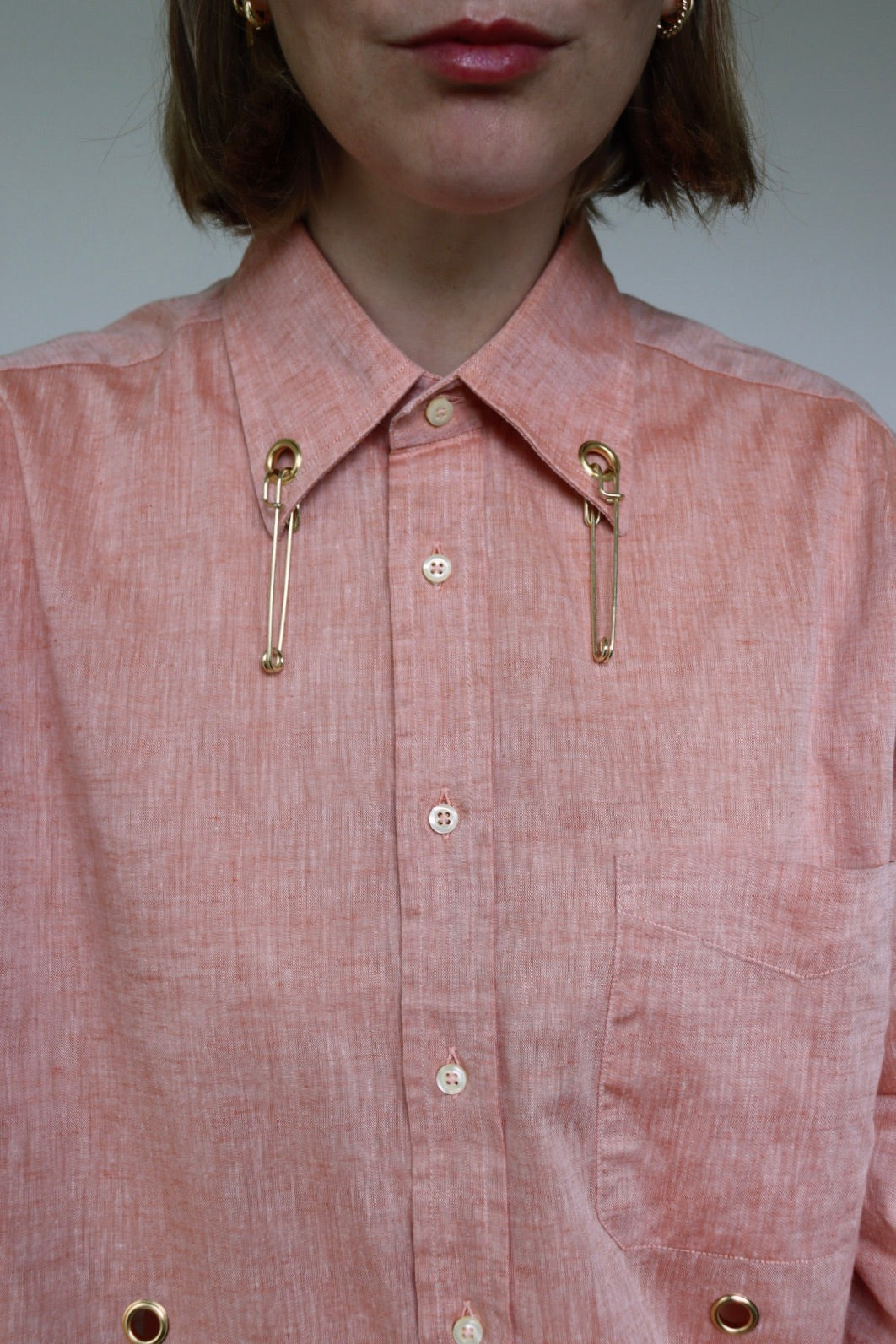Blouse Le Ly - reworked vintage blouse - S up to L