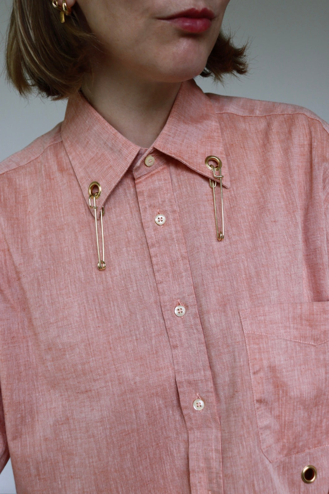 Blouse Le Ly - reworked vintage blouse - S up to L
