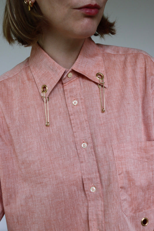 Blouse Le Ly - reworked vintage blouse - S up to L