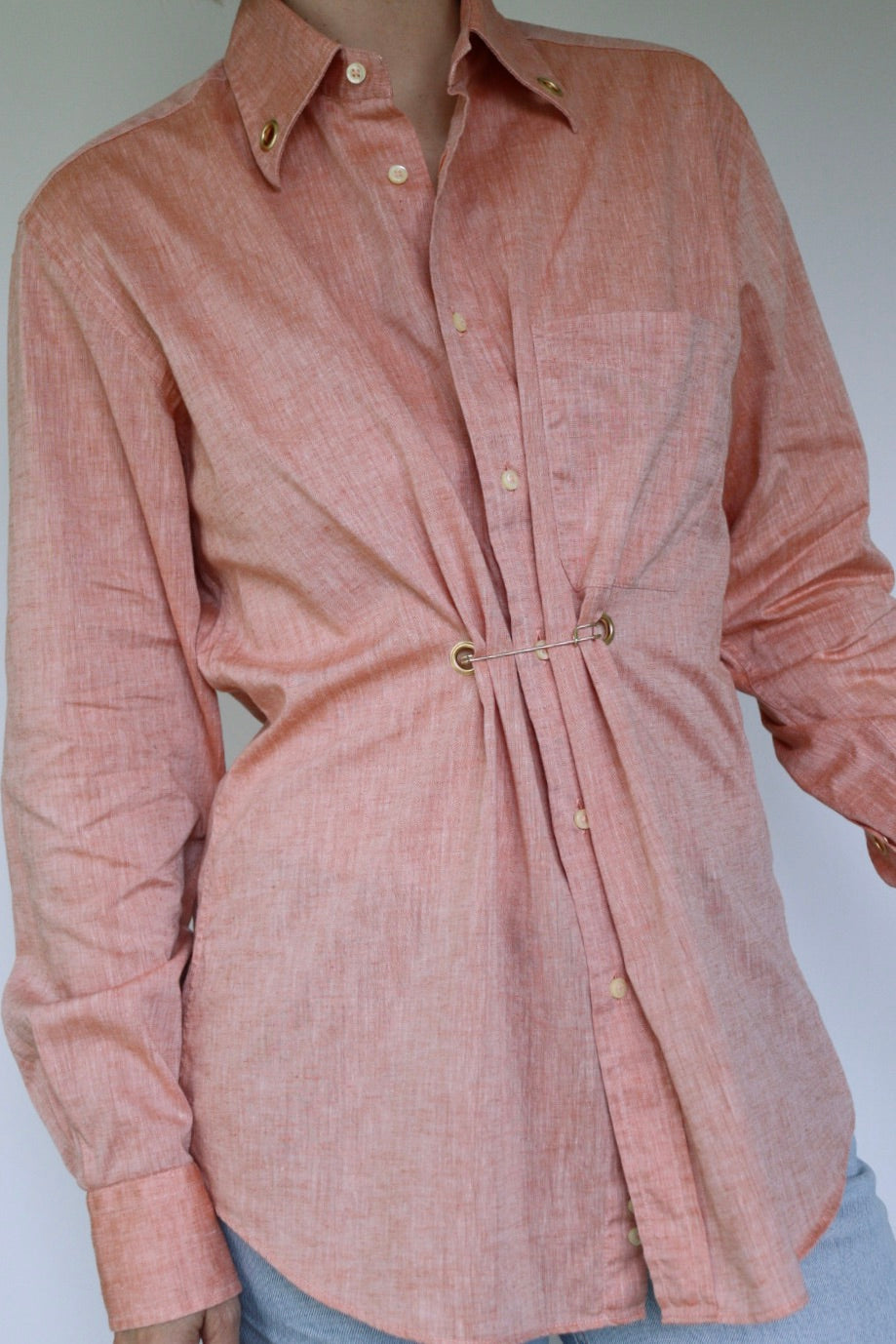 Blouse Le Ly - reworked vintage blouse - S up to L