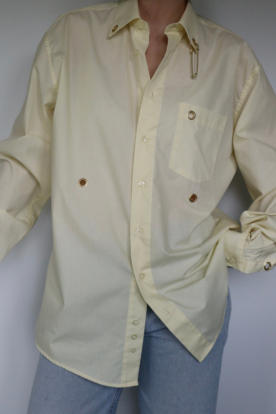 Blouse Le Ly - reworked vintage blouse - S up to XL