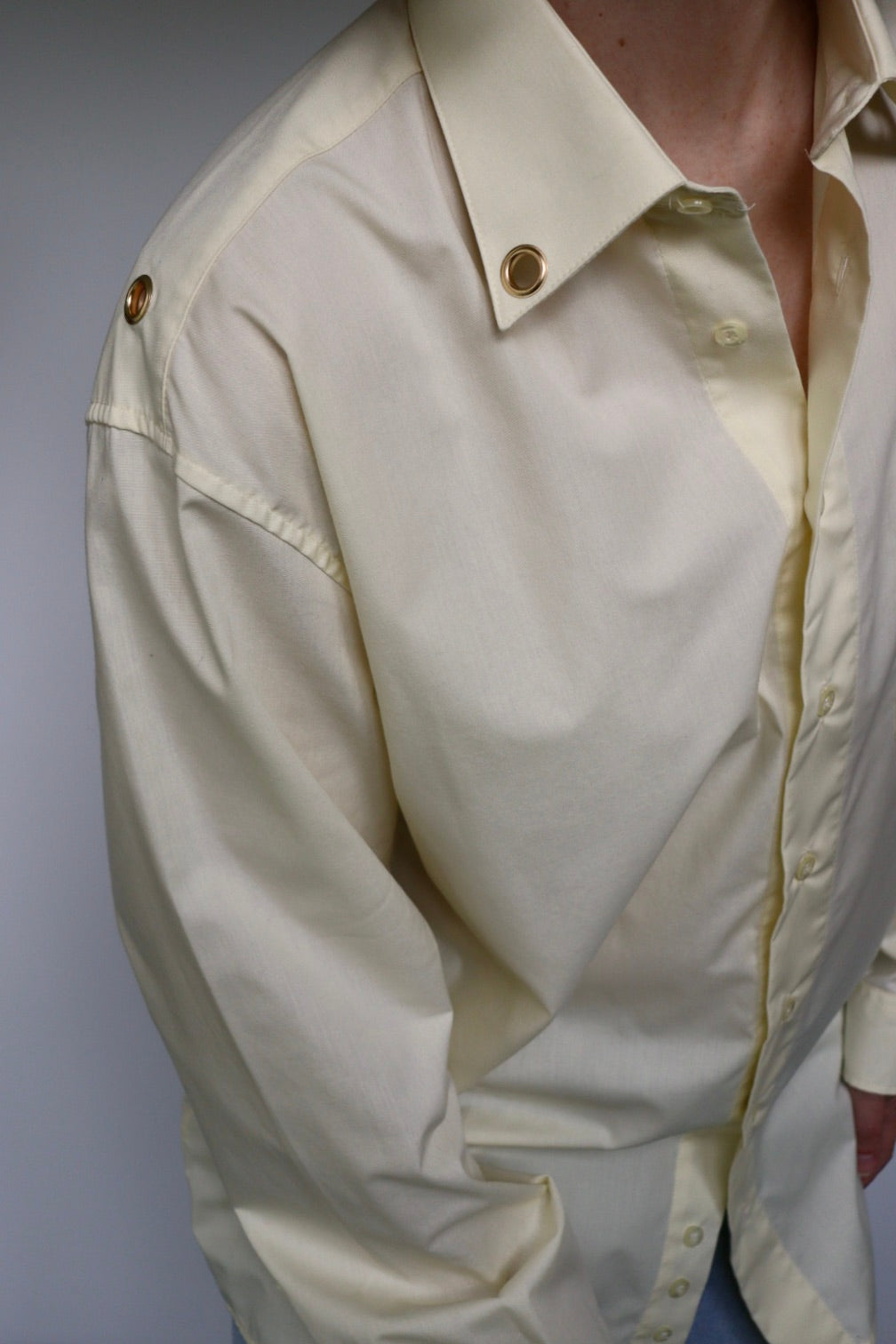 Blouse Le Ly - reworked vintage blouse - S up to XL