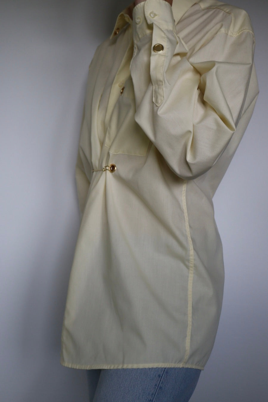 Blouse Le Ly - reworked vintage blouse - S up to XL