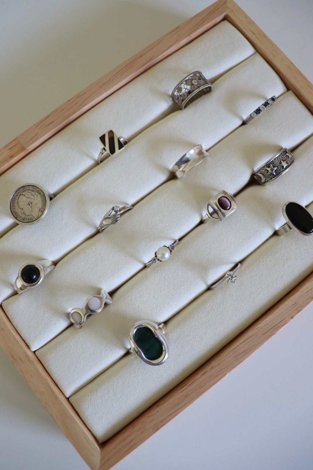 The Coin Ring - vintage silver ring