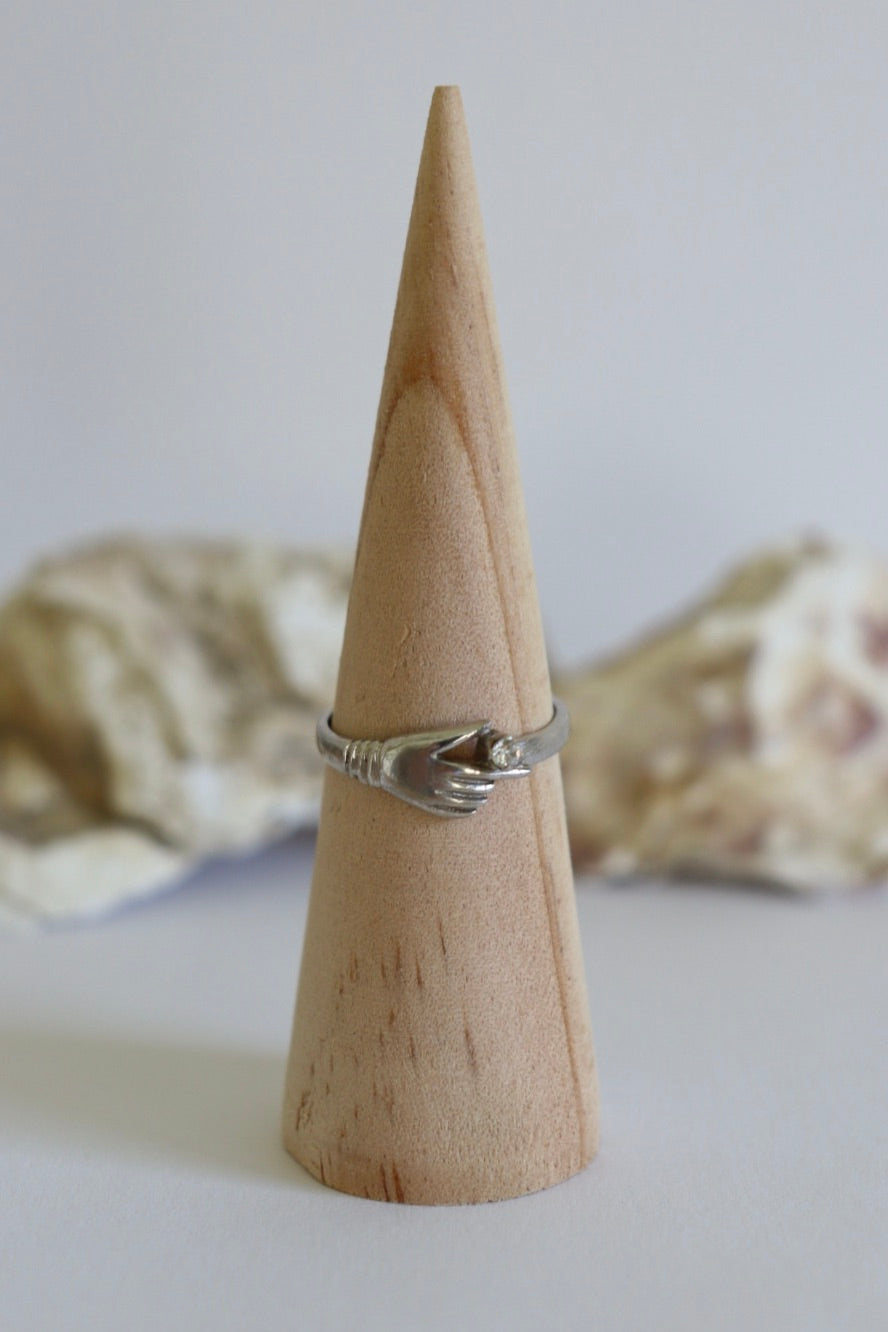 The St. Rita - vintage silver ring