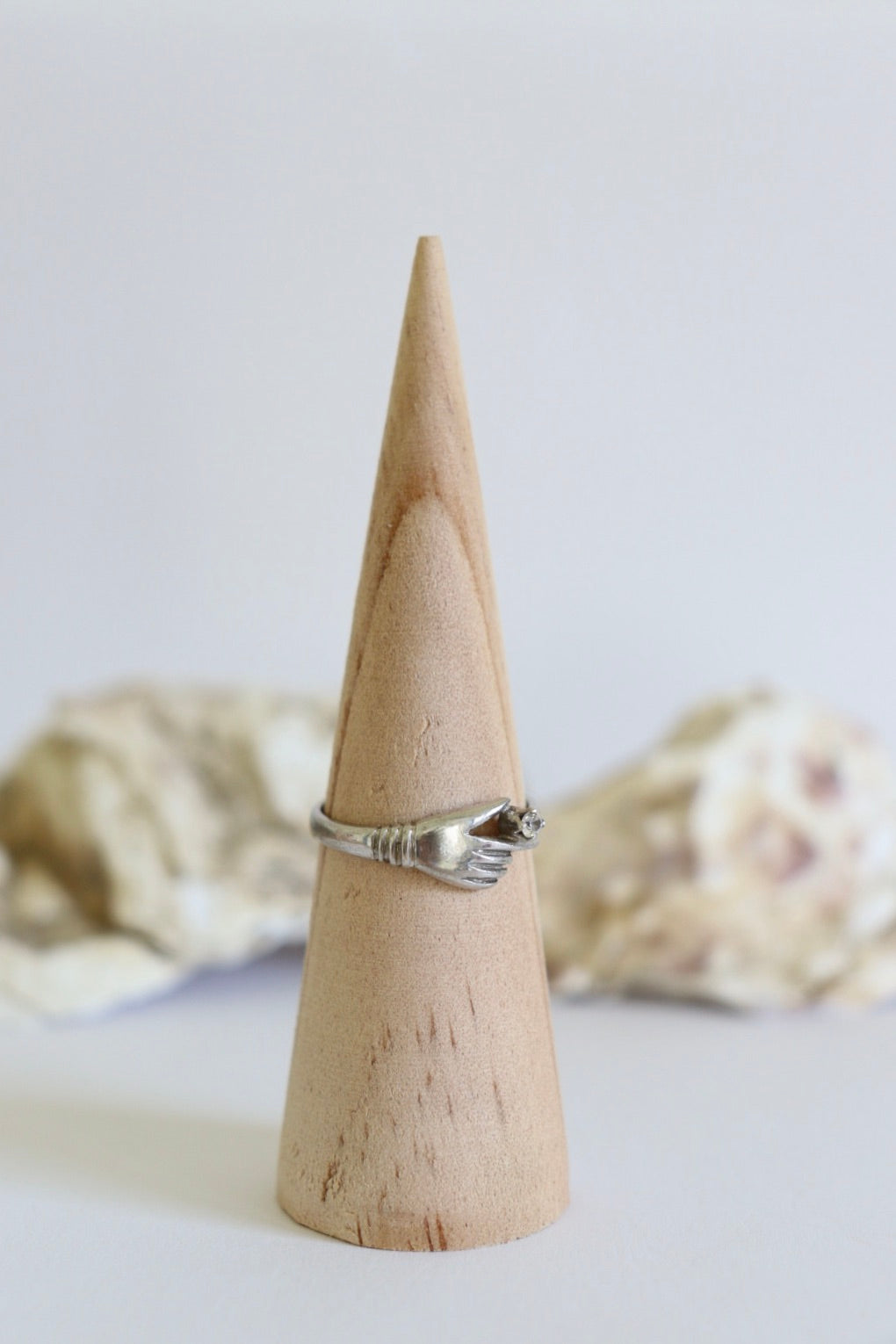 The St. Rita - vintage silver ring