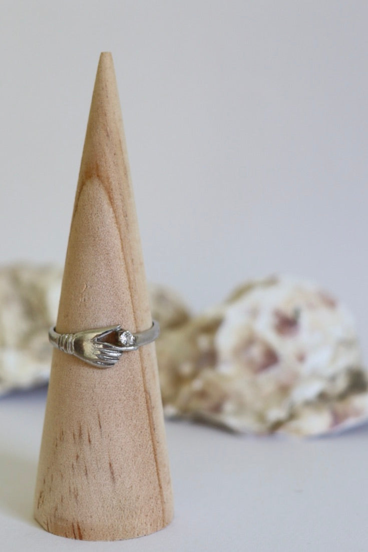 The St. Rita - vintage silver ring