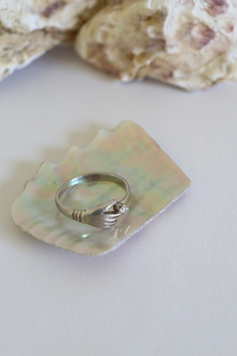 The St. Rita - vintage silver ring
