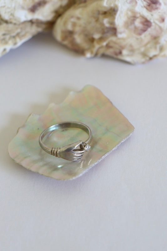 The St. Rita - vintage silver ring