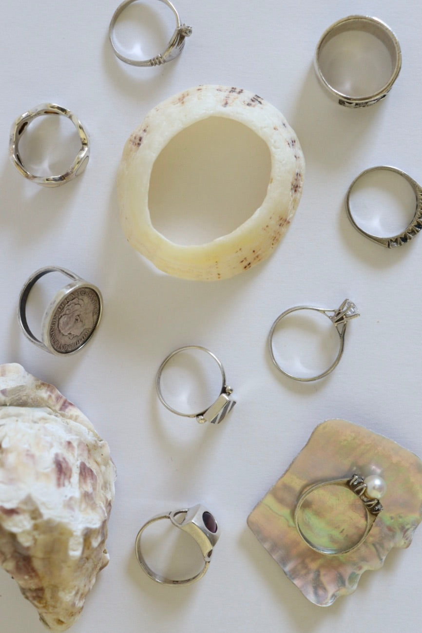 The Stripy Tiger - vintage silver ring