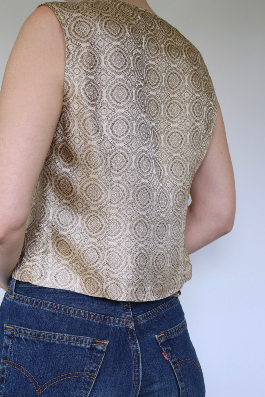 The Printemps Top - vintage top - S up to M/L