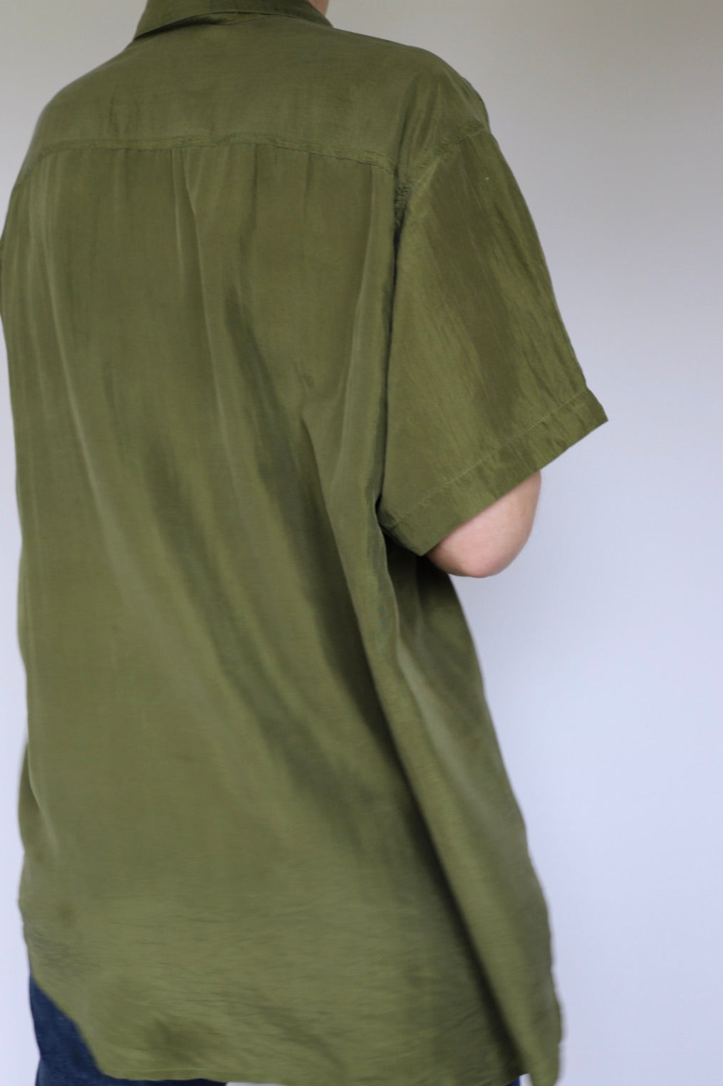 The Restless Silk - vintage silk blouse - S up to L