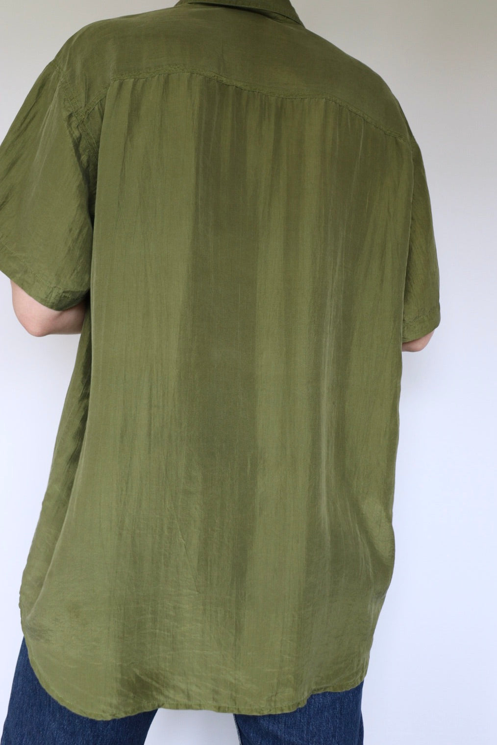 The Restless Silk - vintage silk blouse - S up to L