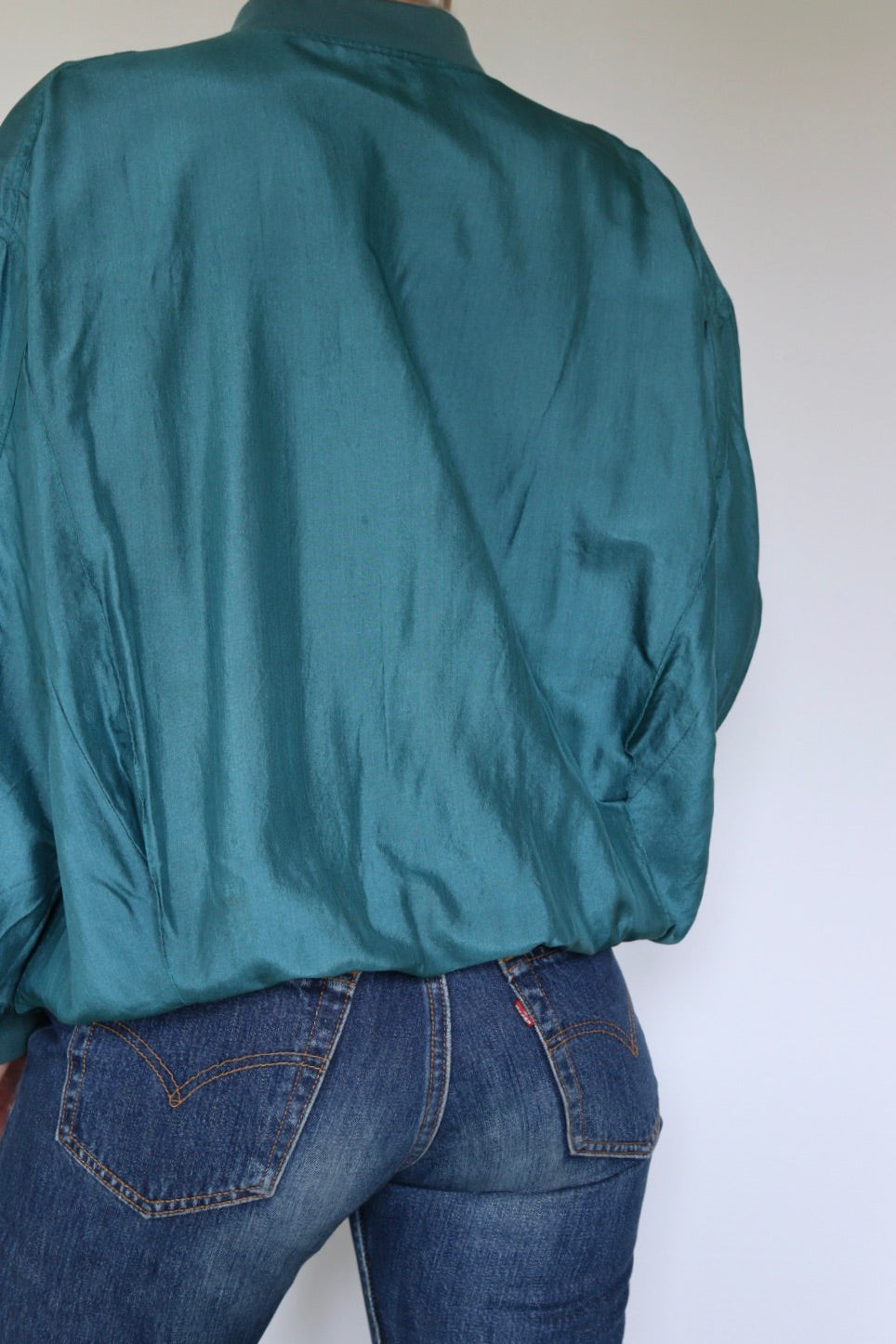 The Silk Bomber - vintage silk bomber jacket - S up to XL