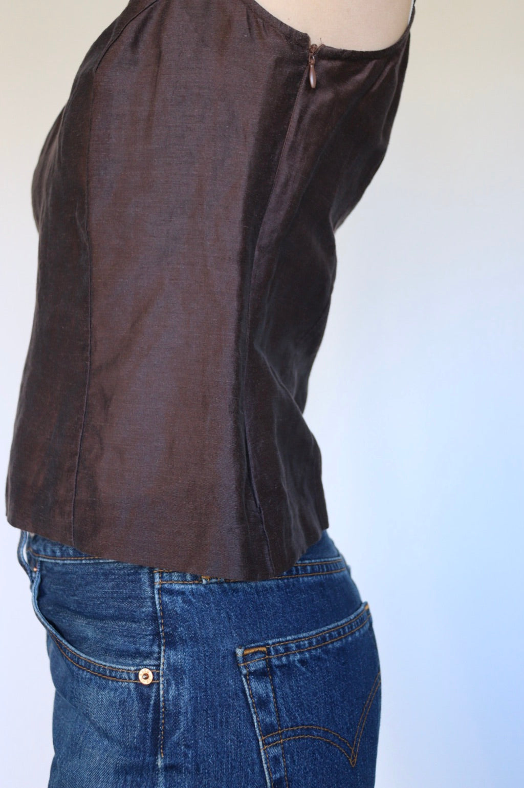 The Spaghetti Strap - vintage top - S up to M