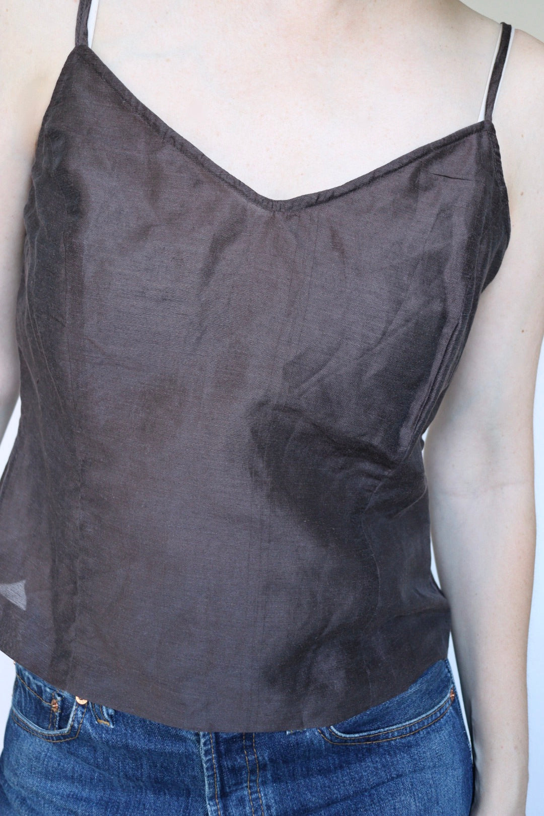 The Spaghetti Strap - vintage top - S up to M