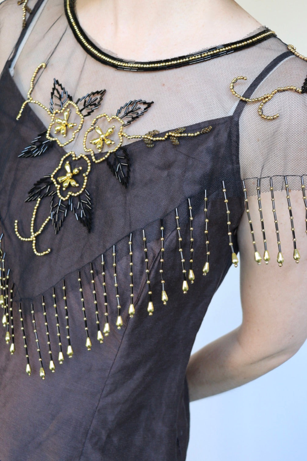 The Festive Collar - versatile vintage cape - free size