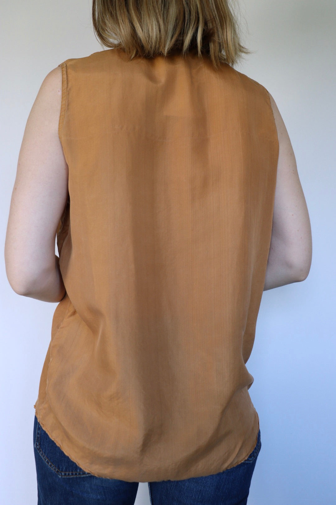 The My Way Creations - vintage silk top - S up to M/L