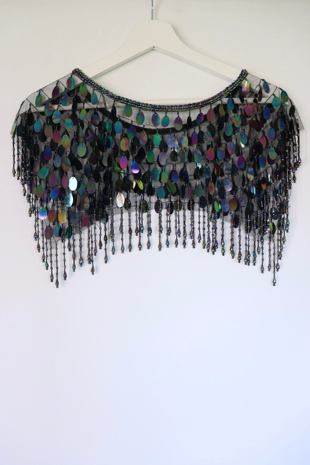 The Festive Collar - versatile vintage cape - free size
