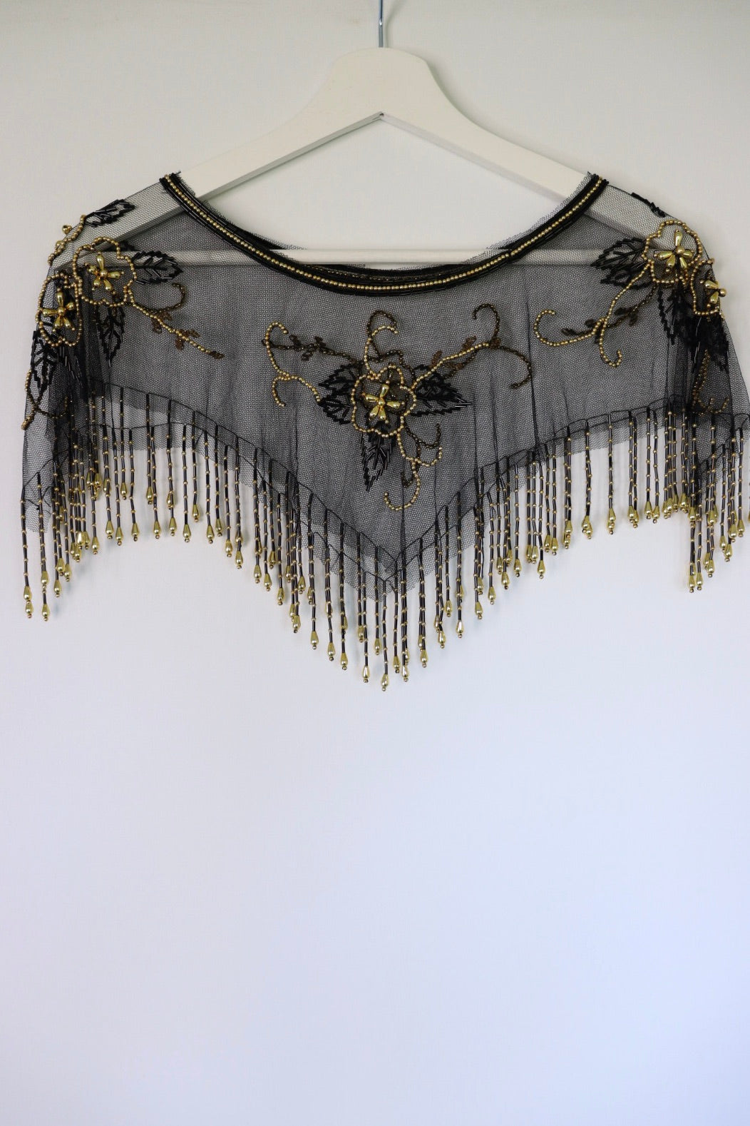 The Festive Collar - versatile vintage cape - free size