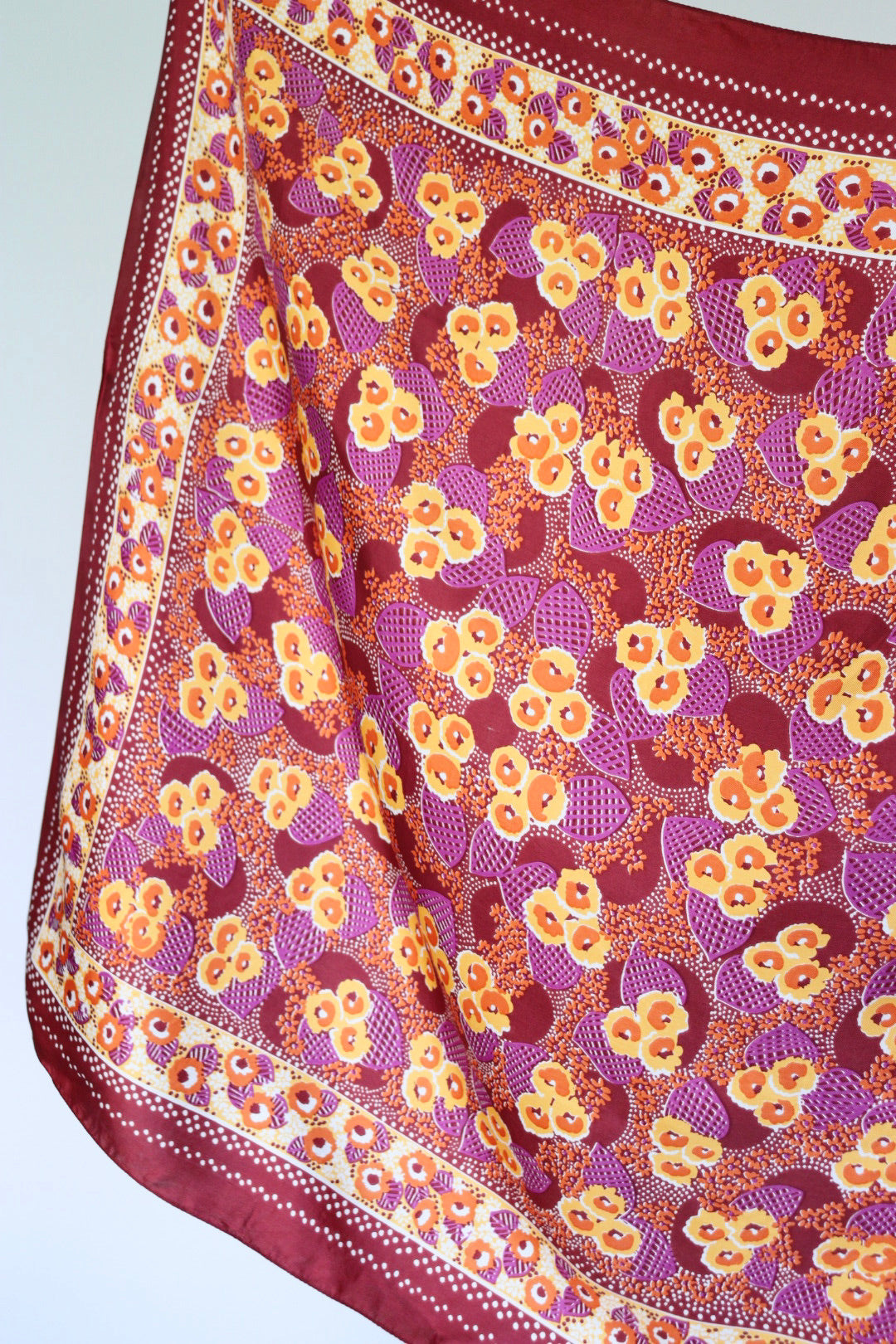 The Floral Fiesta - square scarf