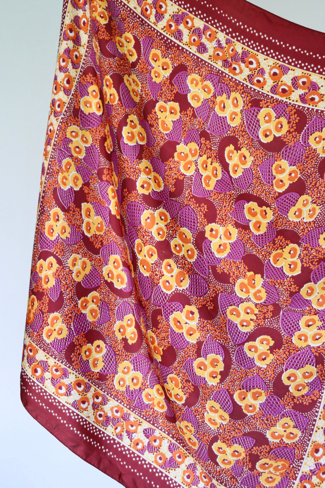 The Floral Fiesta - square scarf