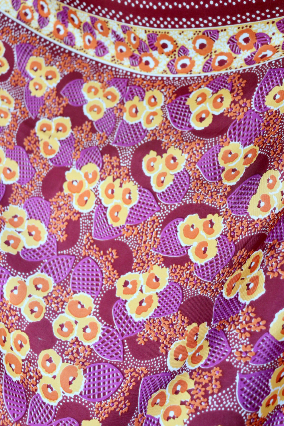 The Floral Fiesta - square scarf