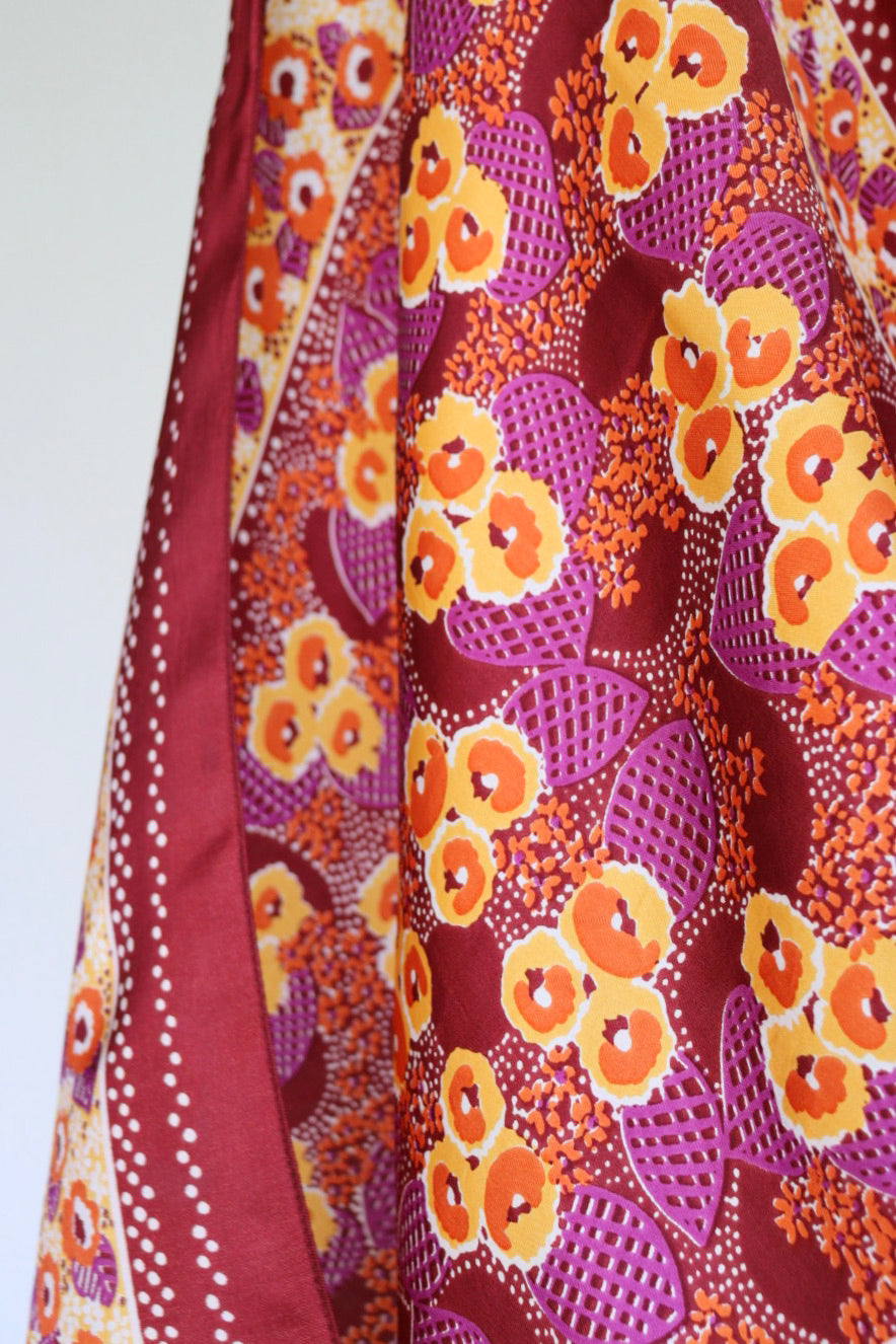 The Floral Fiesta - square scarf