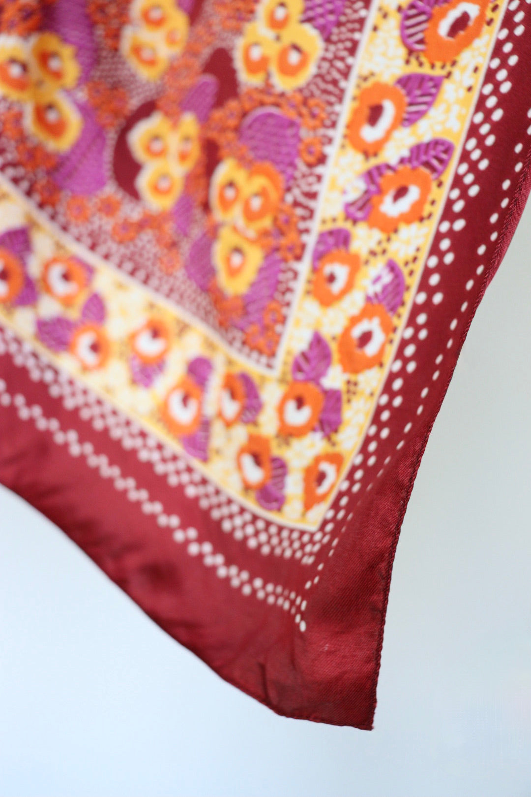 The Floral Fiesta - square scarf