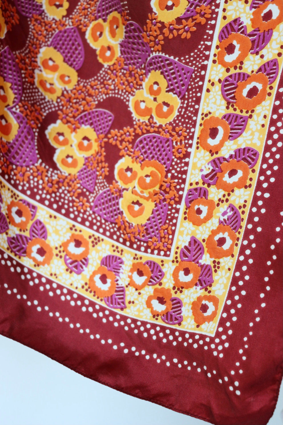 The Floral Fiesta - square scarf