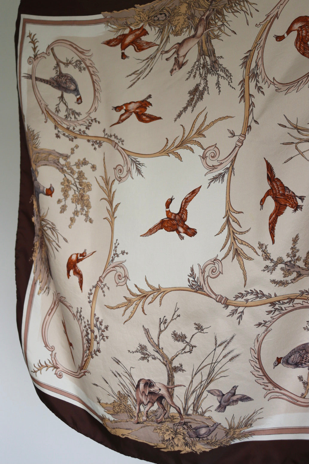 The Flying Fazant - square scarf