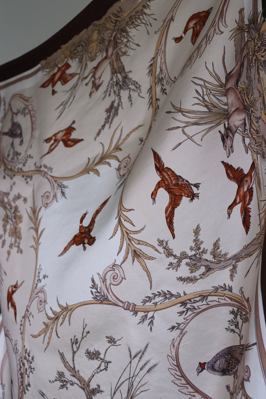 The Flying Fazant - square scarf