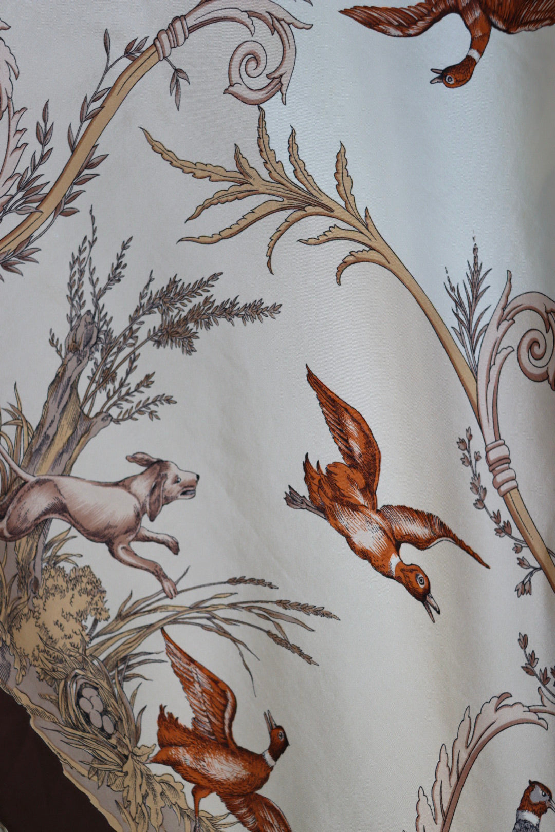 The Flying Fazant - square scarf