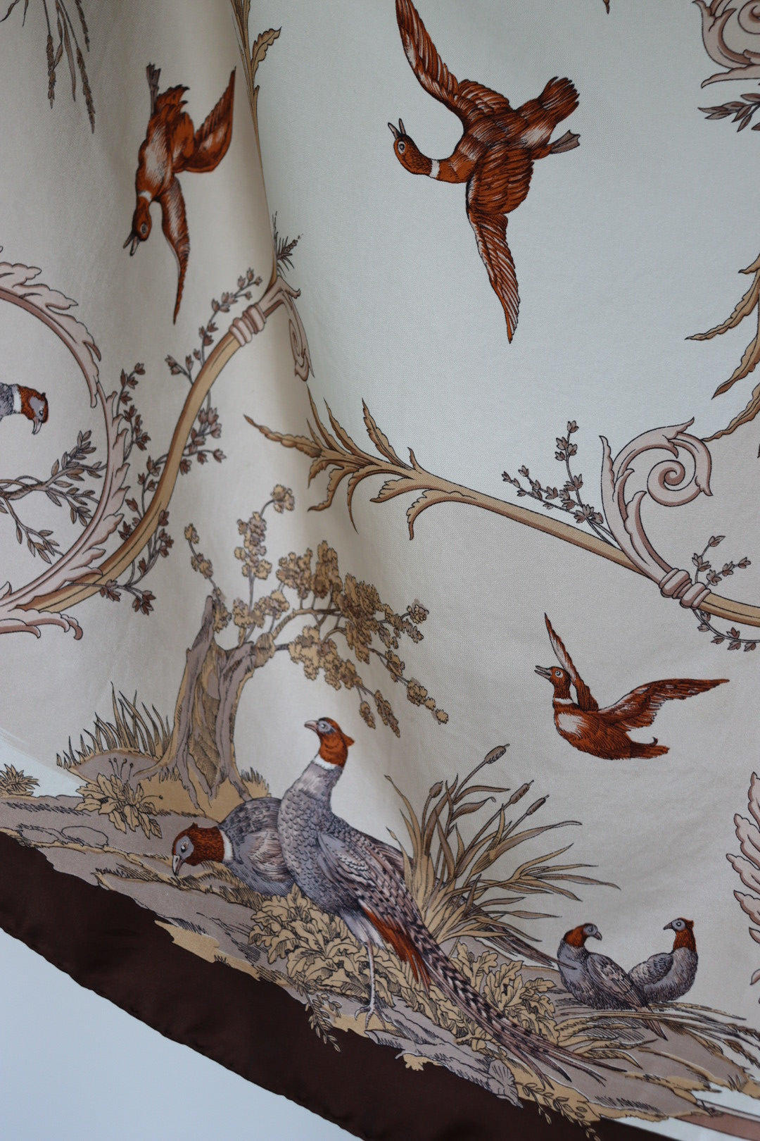 The Flying Fazant - square scarf