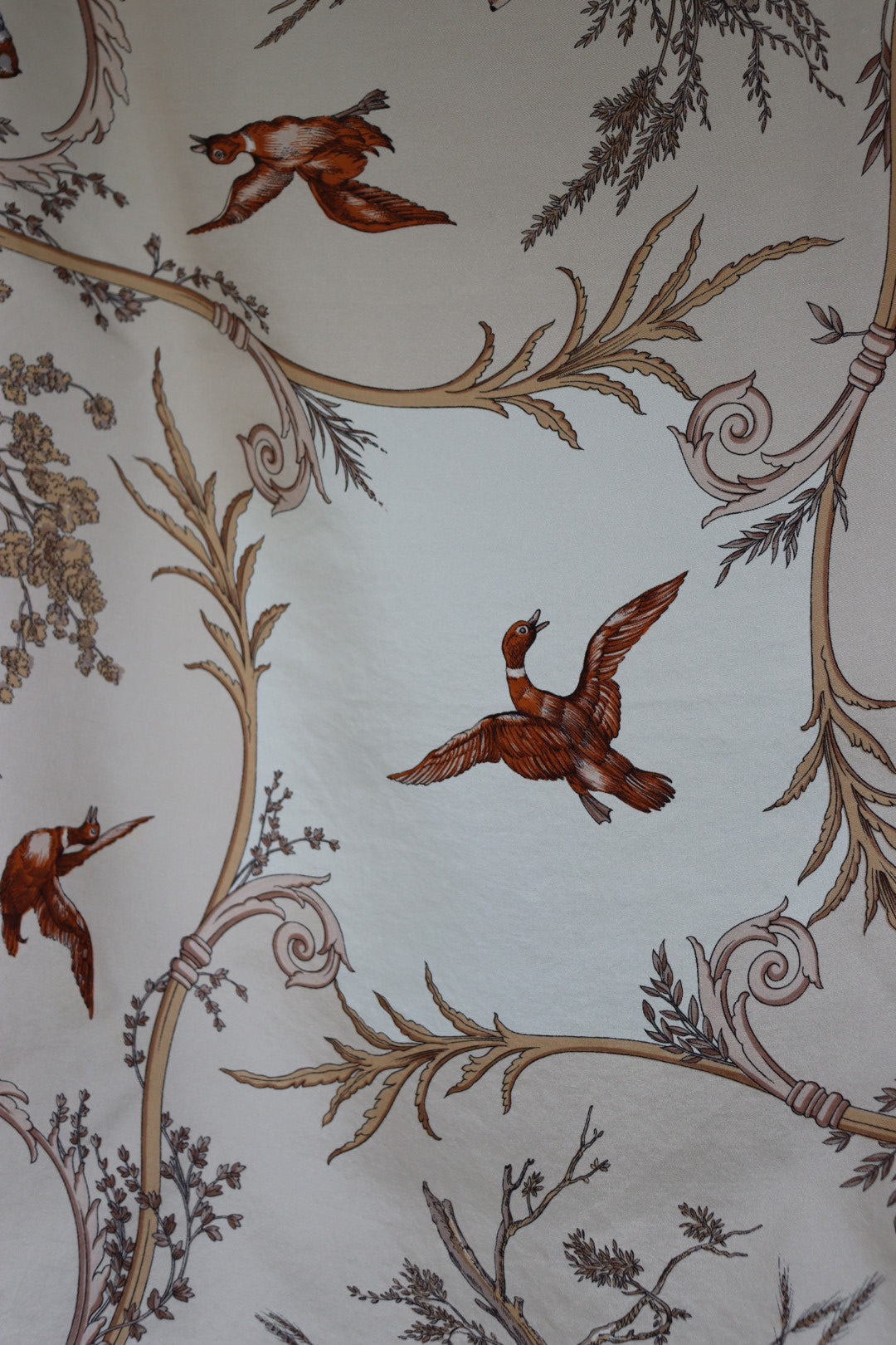 The Flying Fazant - square scarf