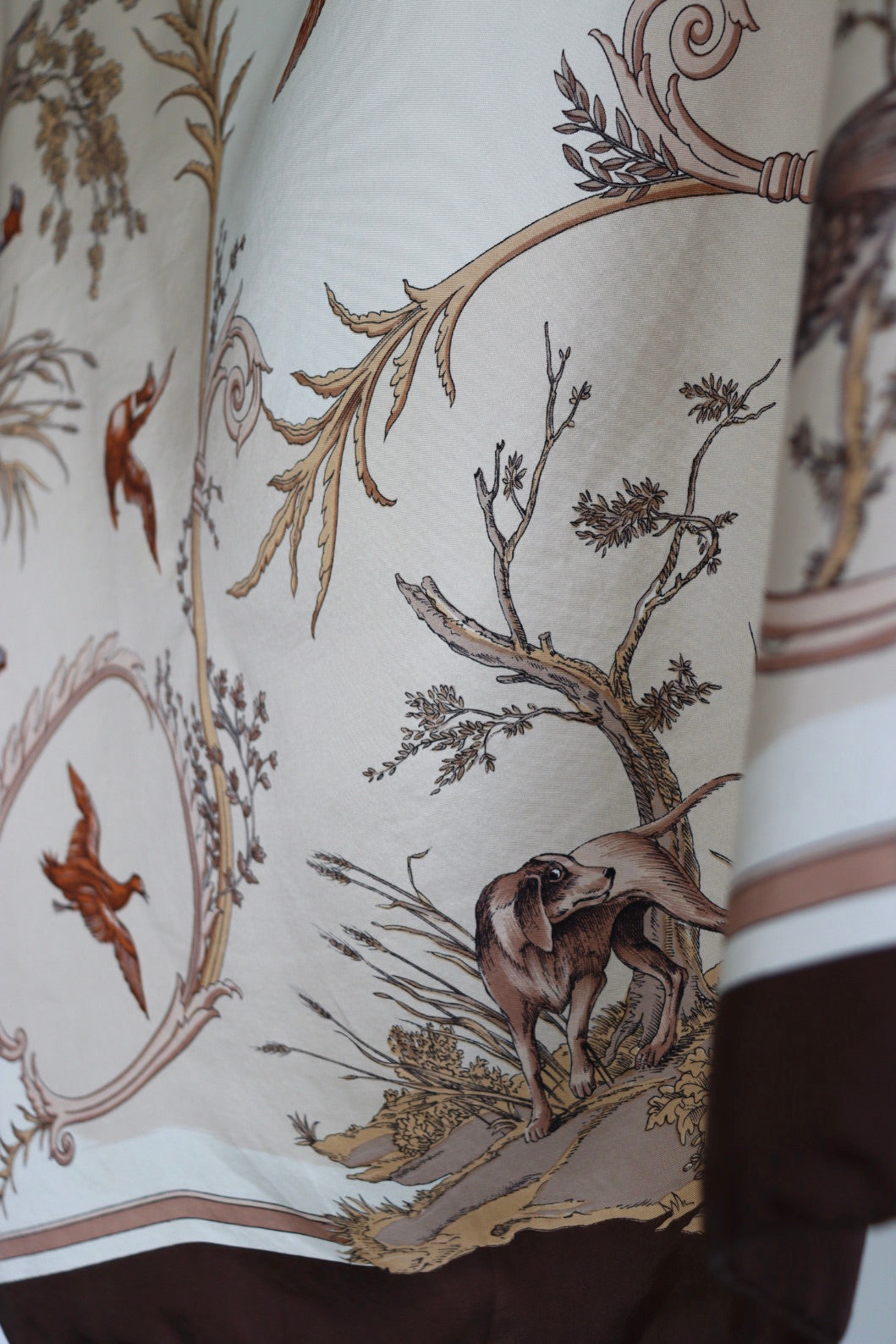 The Flying Fazant - square scarf