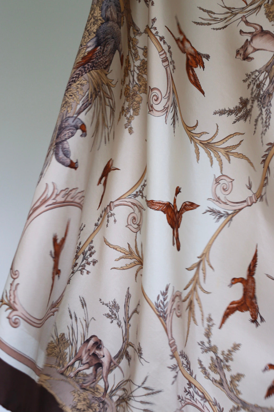 The Flying Fazant - square scarf