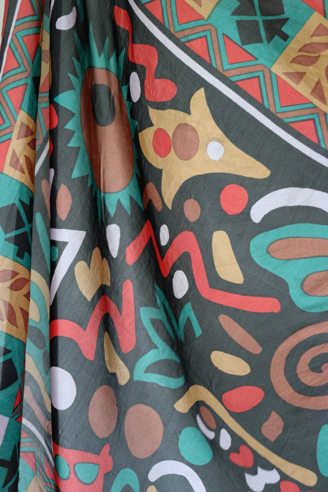 The Abstract Multi - square scarf