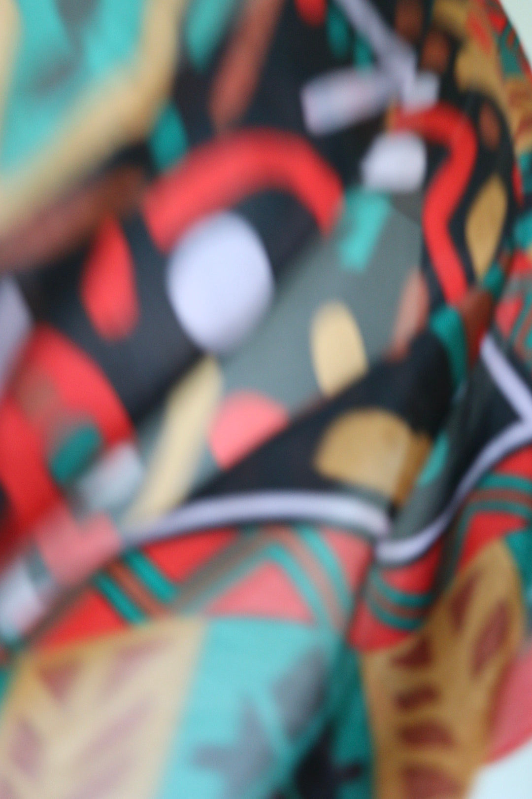 The Abstract Multi - square scarf