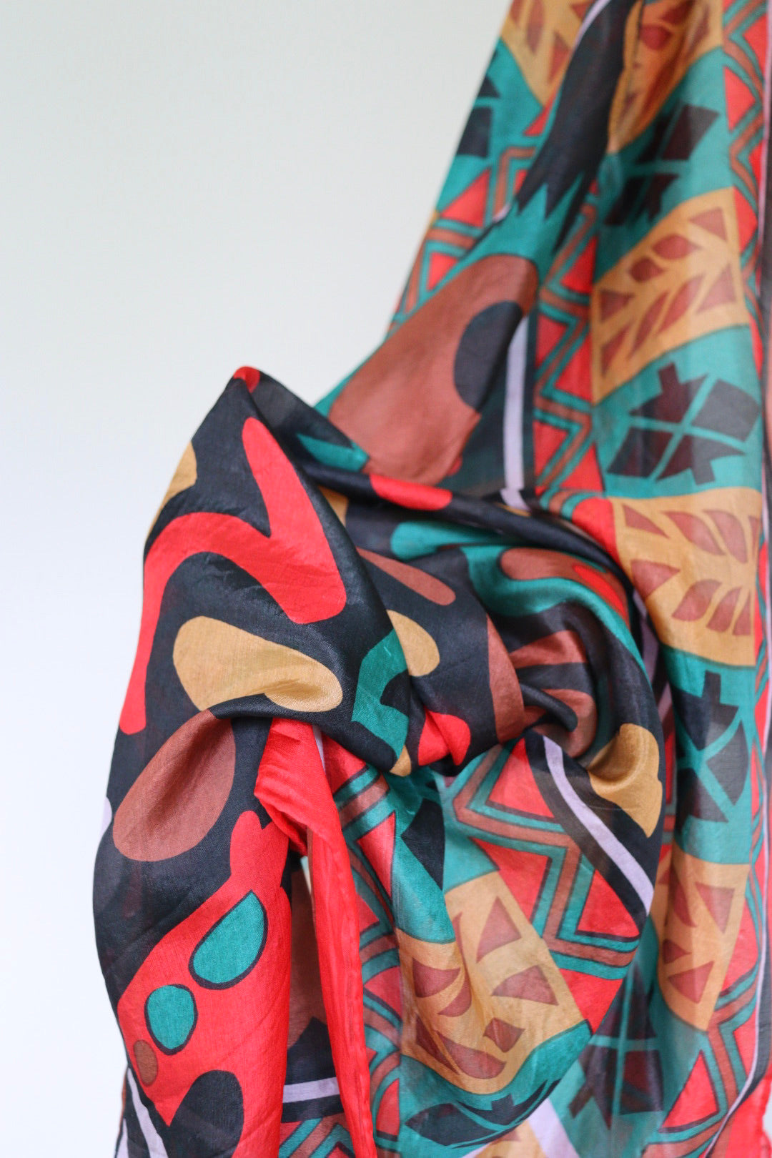 The Abstract Multi - square scarf
