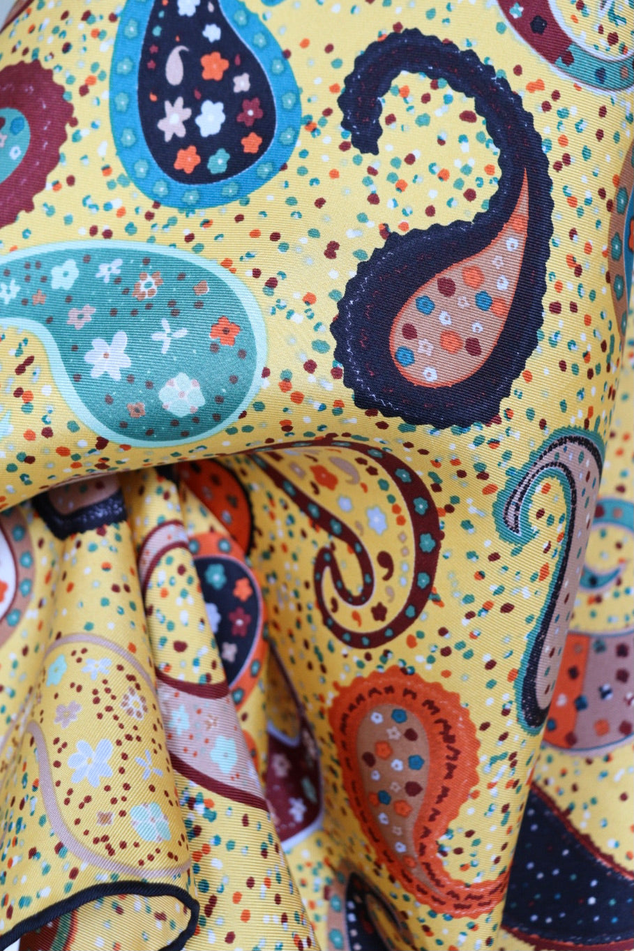 The Paisley Party - square scarf