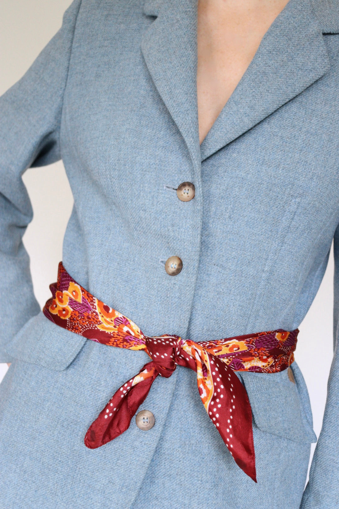 The Floral Fiesta - square scarf