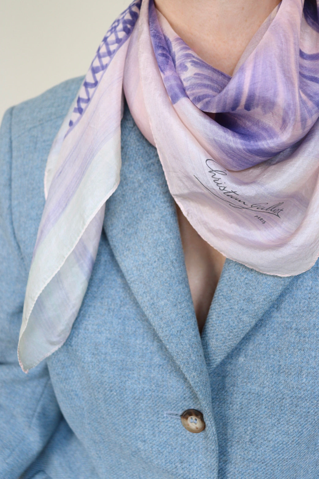 The Orchid Island - square scarf