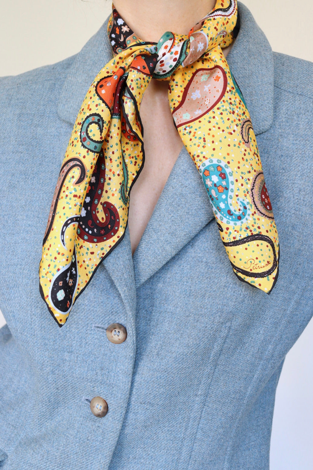 The Paisley Party - square scarf