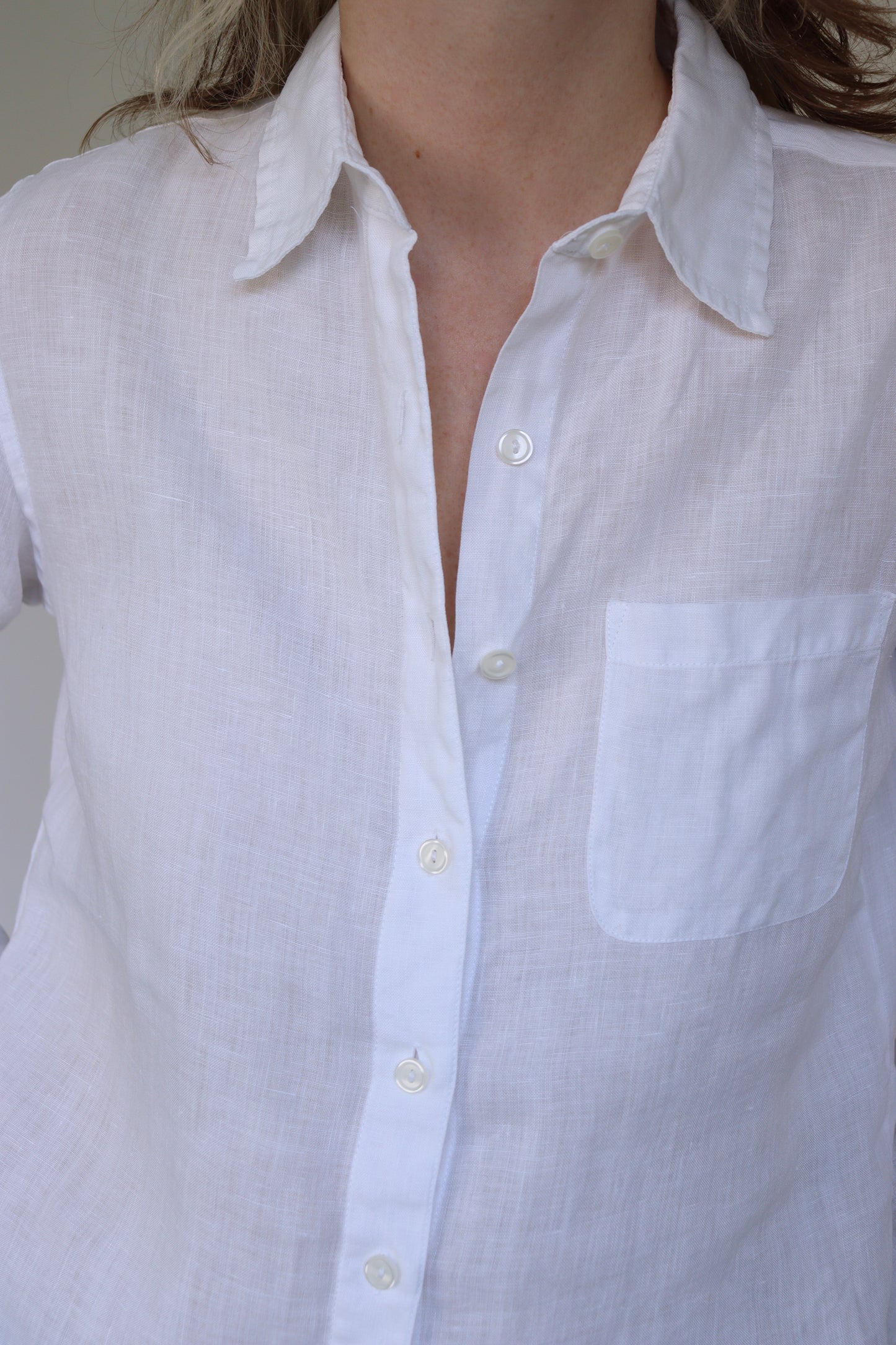 The L.L.Bean Linen - blouse - S up to M