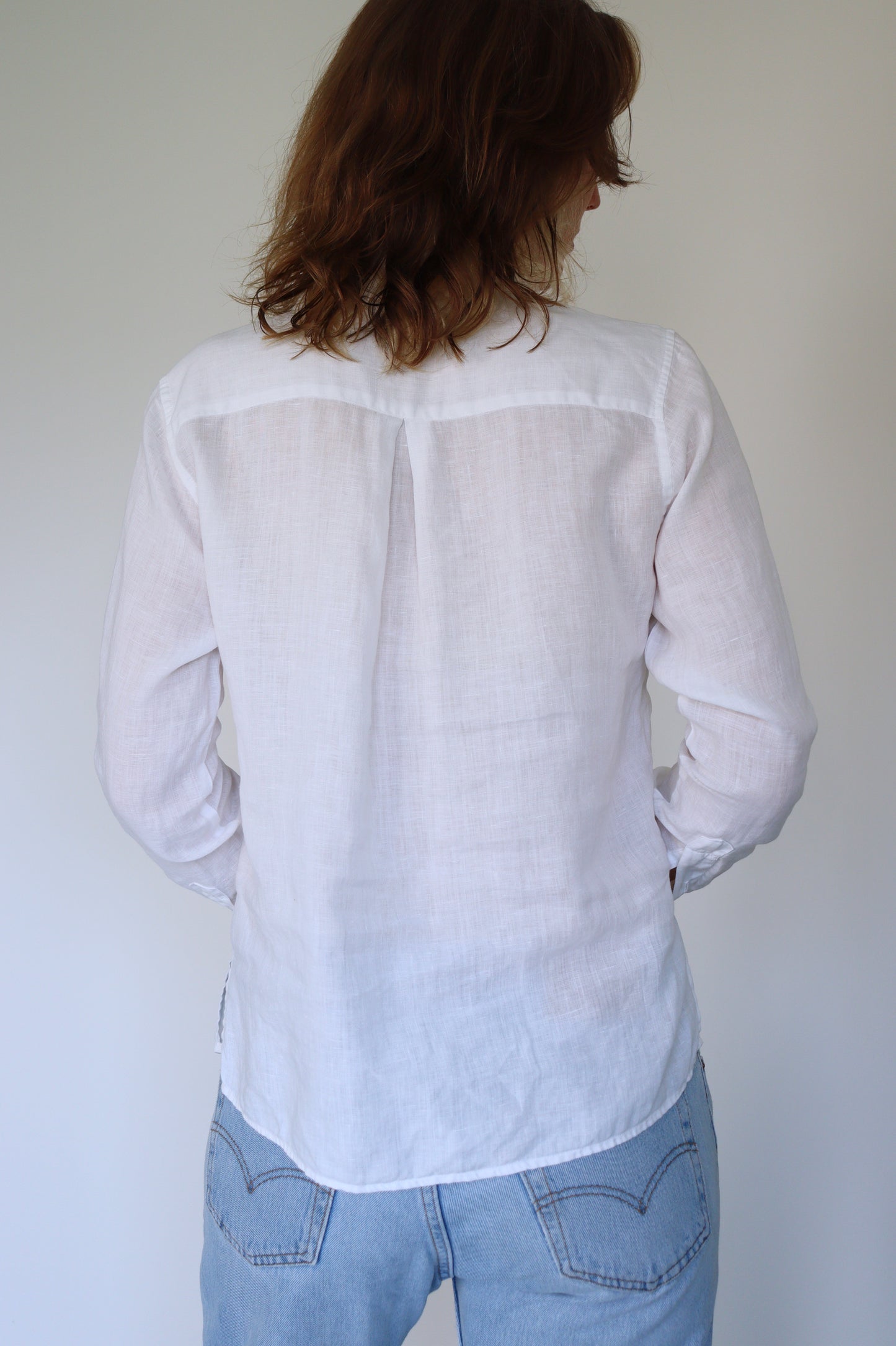 The L.L.Bean Linen - blouse - S up to M