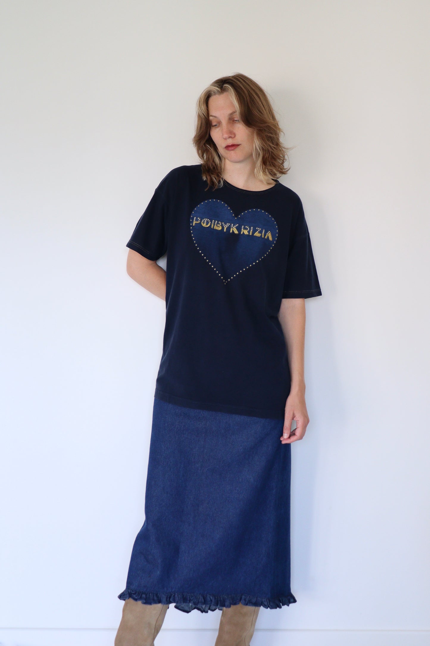 The Jeans Ruffle - skirt - S up to M